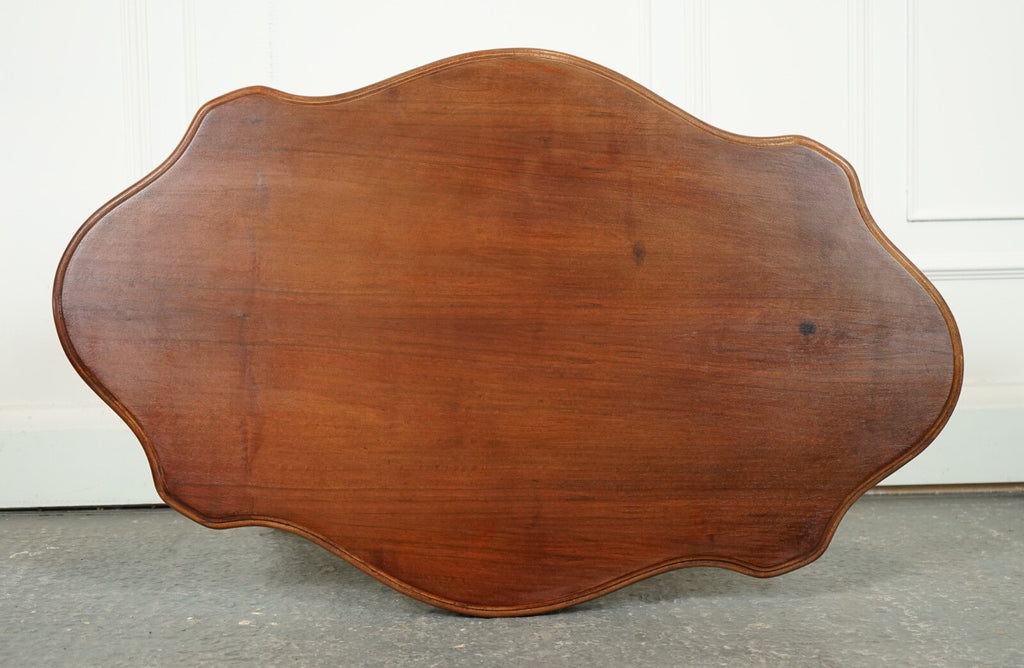 VINTAGE ITALIAN WALNUT BAROQUE COFFEE TABLE J1