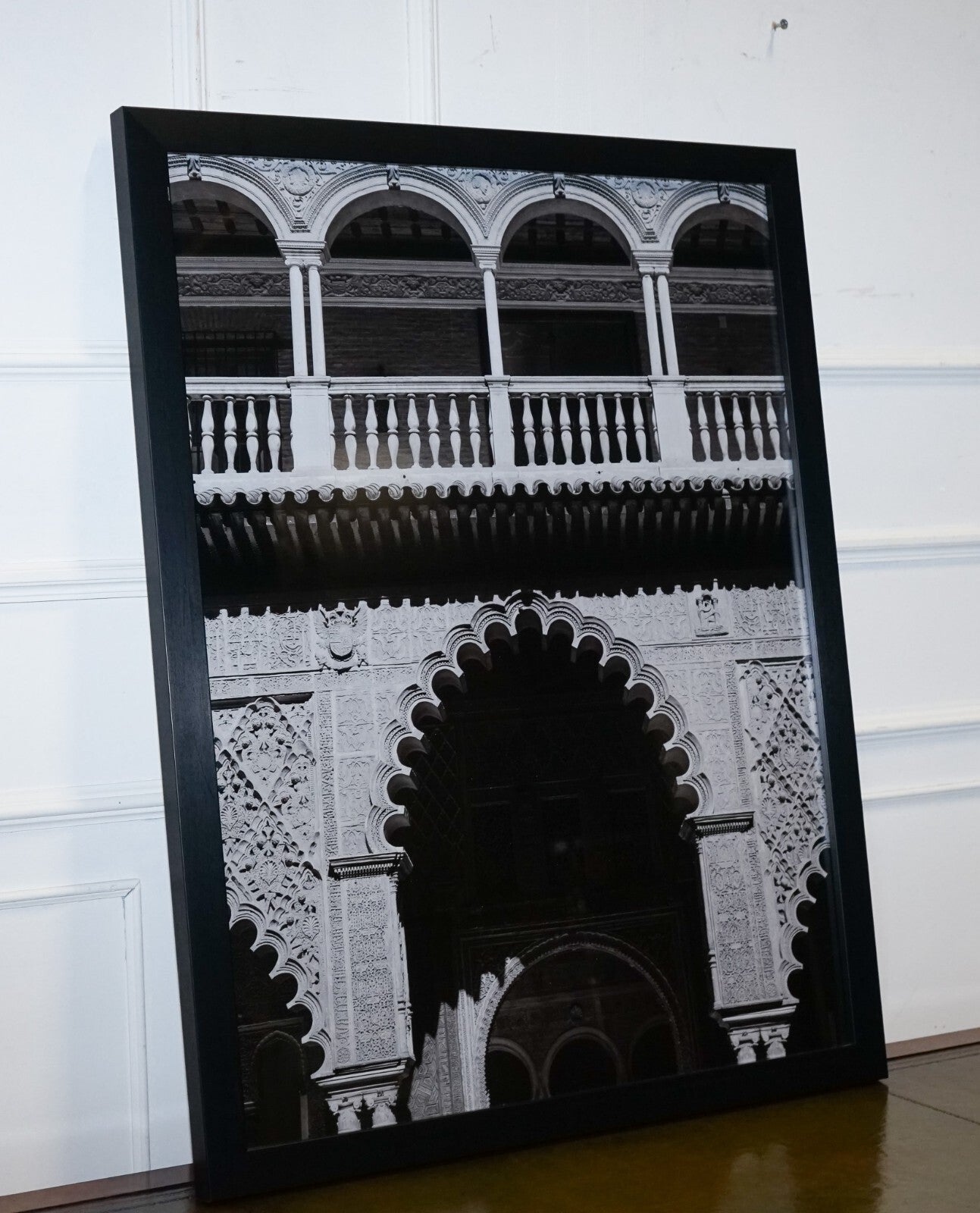 BEAUTIFUL COURTYARD OF THE MAIDENS IN THE REAL ALCAZAR IN SEVILLE PICTURE PRINT