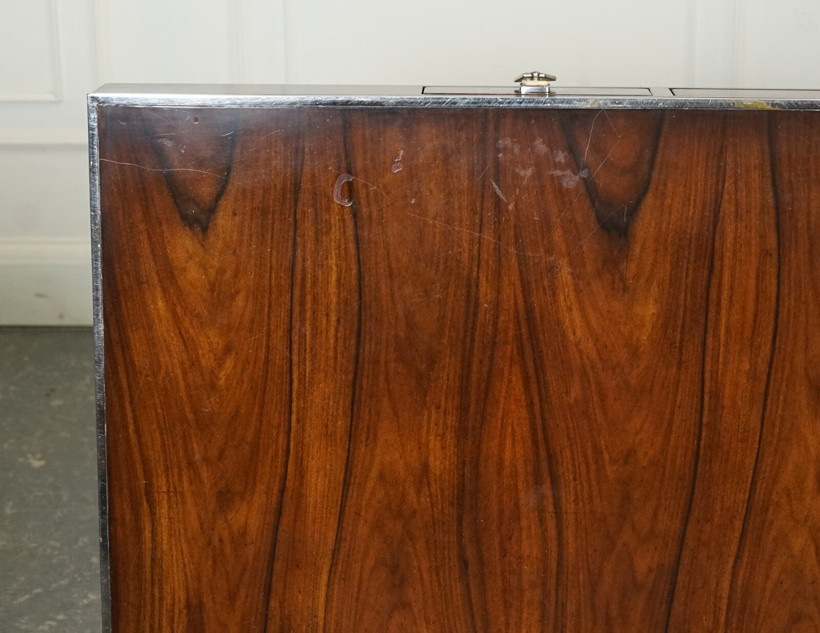 RARE THEODORE ALEXANDER ART DECO STYLE OFFICE DOUBLE SIDED DRAWERS DESK