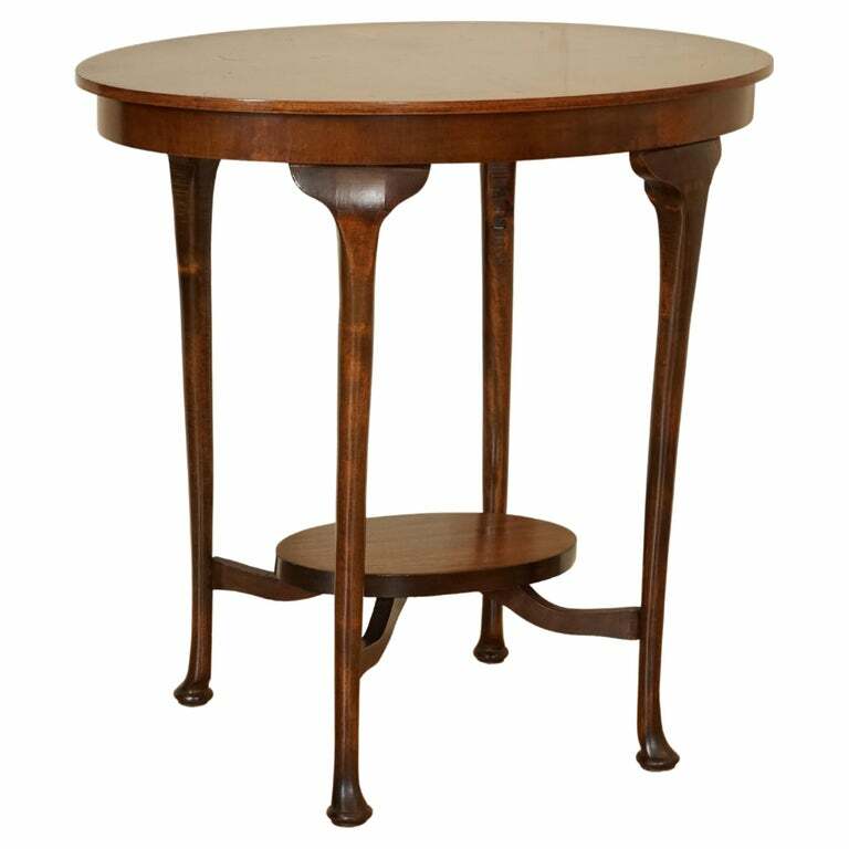 BEAUTIFUL VINTAGE SOLID SIDE END TABLE PLANT STAND OCCASIONAL TABLE