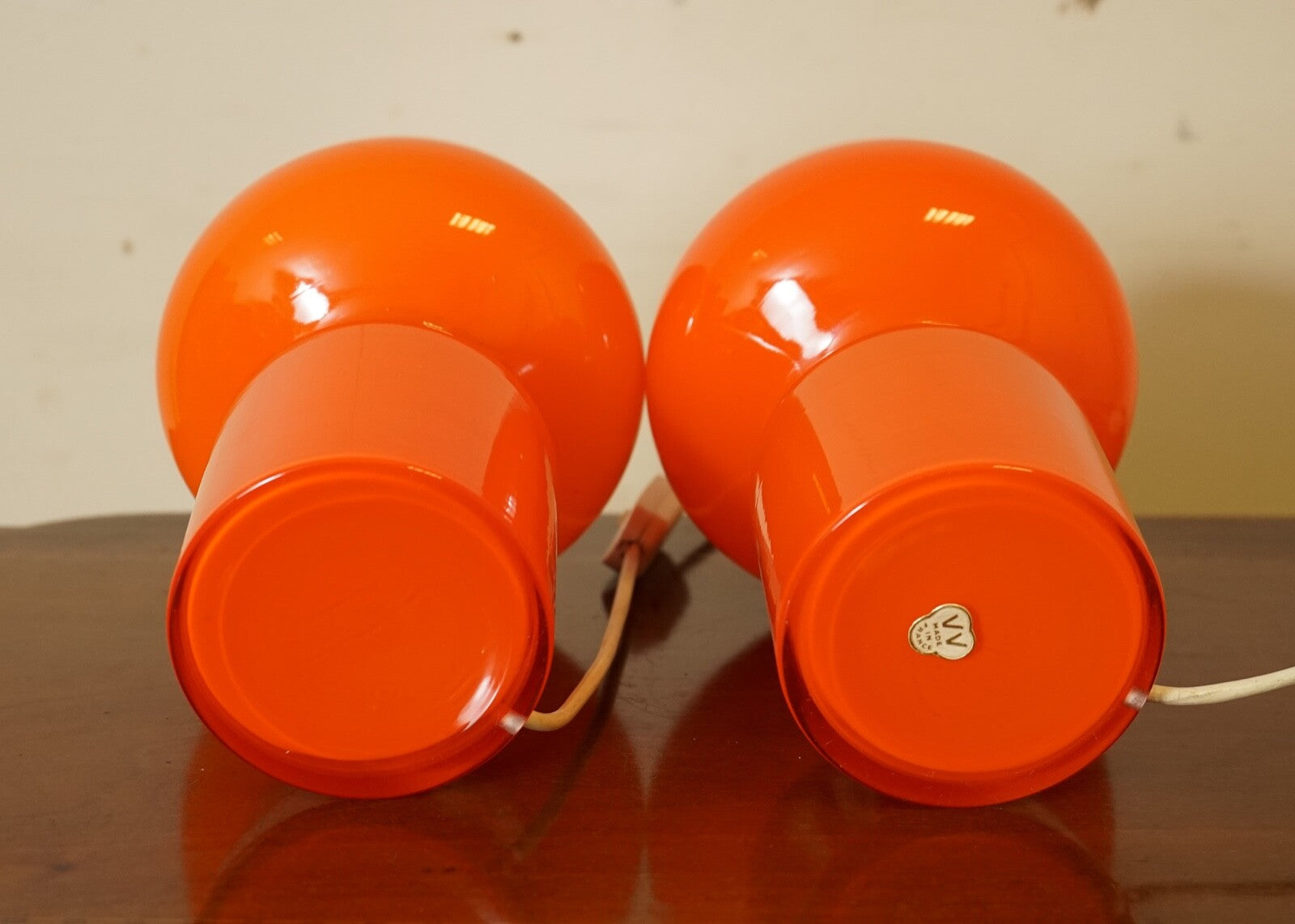 VINTAGE MASSIMO VIGNELLI STYLE 'FUNGO' TABLE LAMPS 1950s