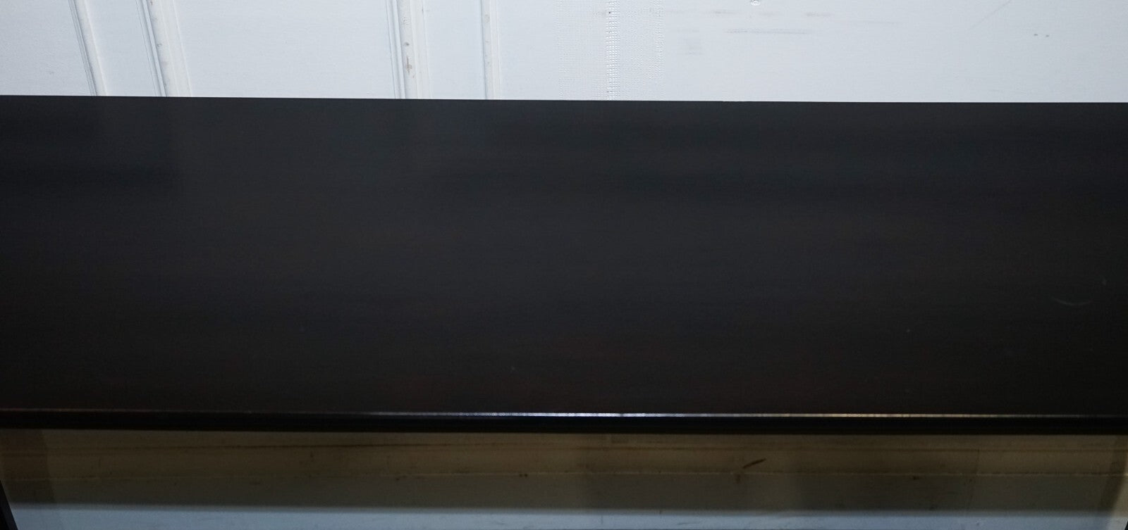 LOVELY BLACK FRENCH BAROQUE STYLE CONSOLE TABLE SIDEBOARD