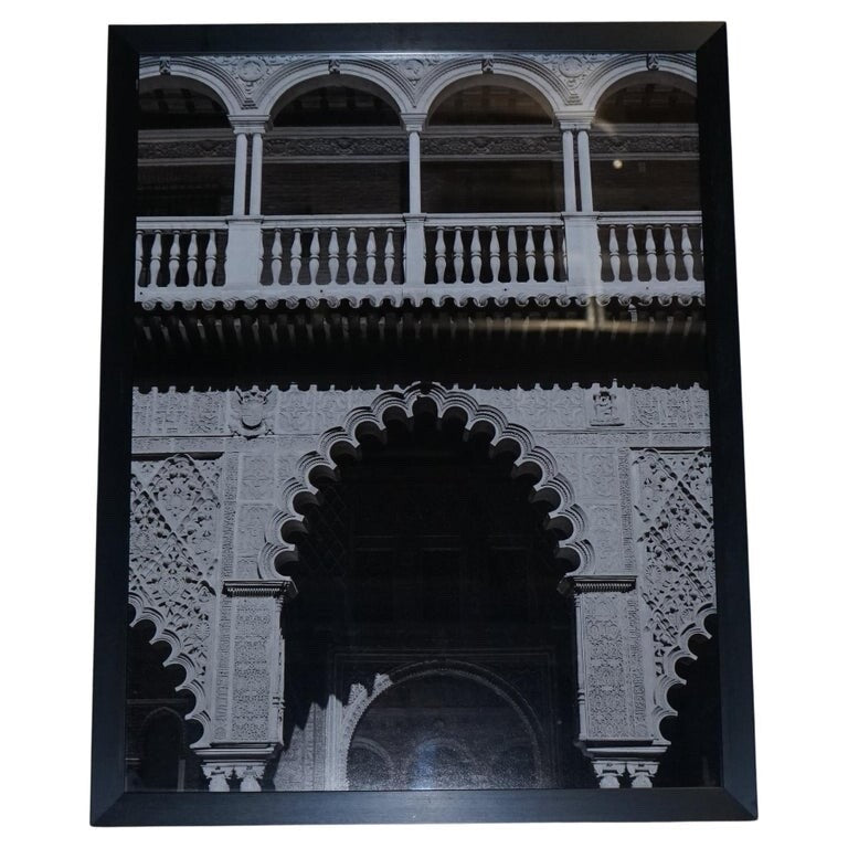 BEAUTIFUL COURTYARD OF THE MAIDENS IN THE REAL ALCAZAR IN SEVILLE PICTURE PRINT