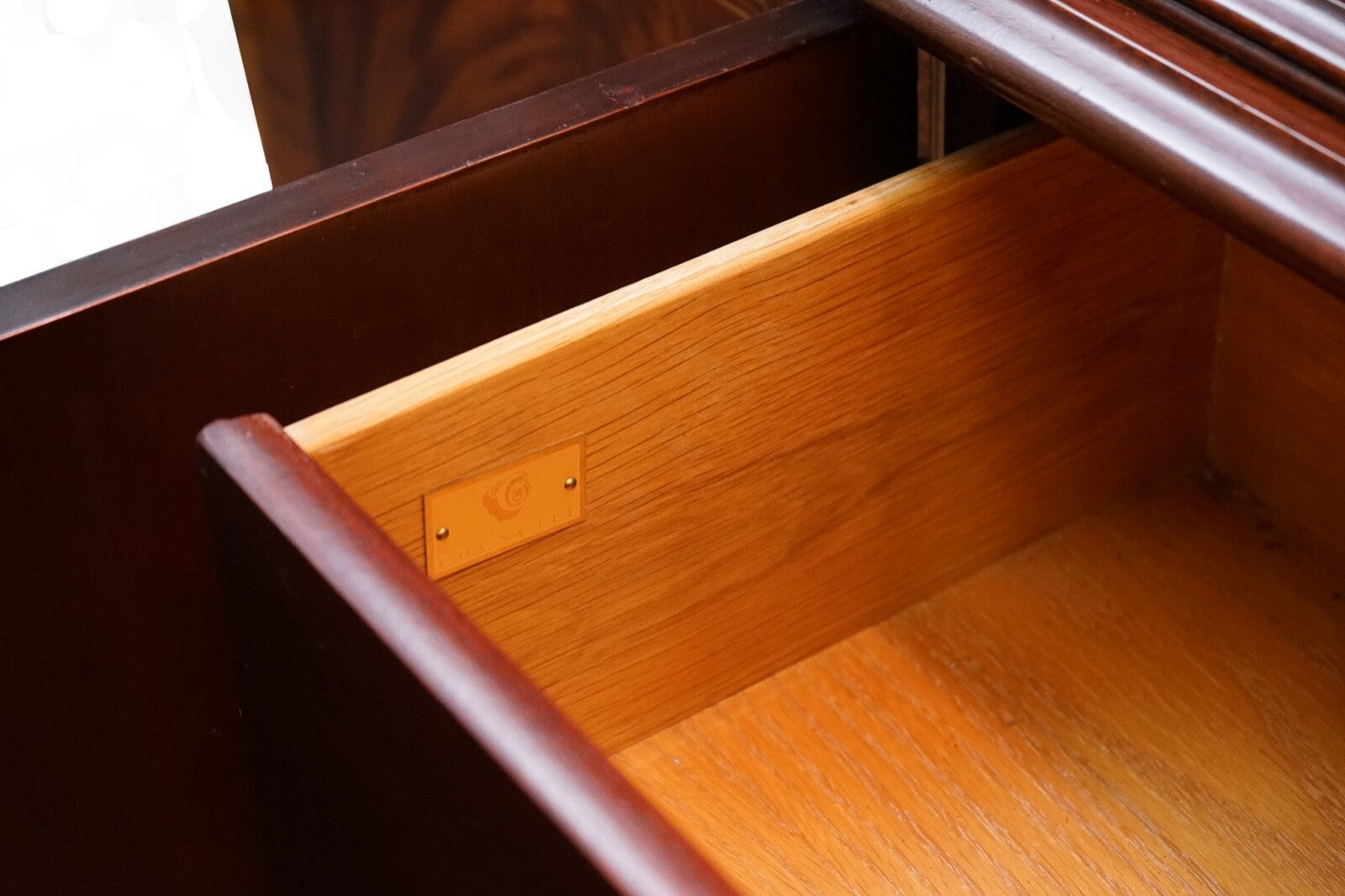 LARGE GEORGIAN STYLE MAHOGANY BREAKFRONT BOOKCASE COUNCILL FURNITURE