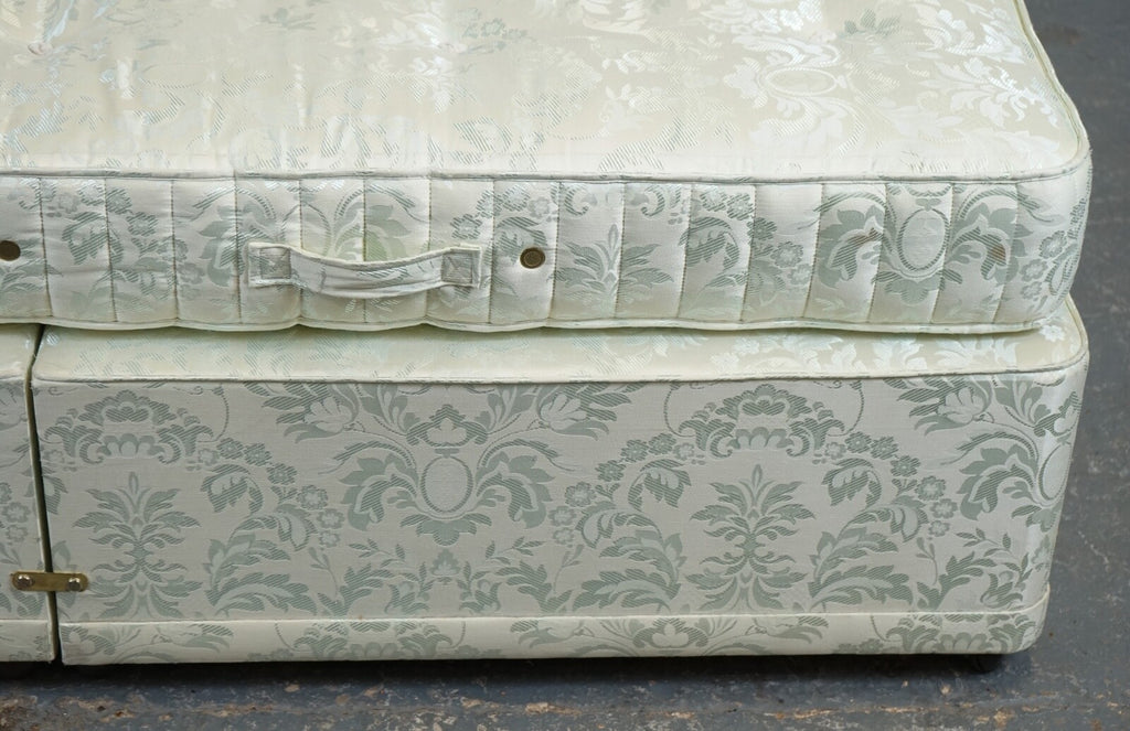 STAPLES & CO DOUBLE DIVAN & MATTRESS BED