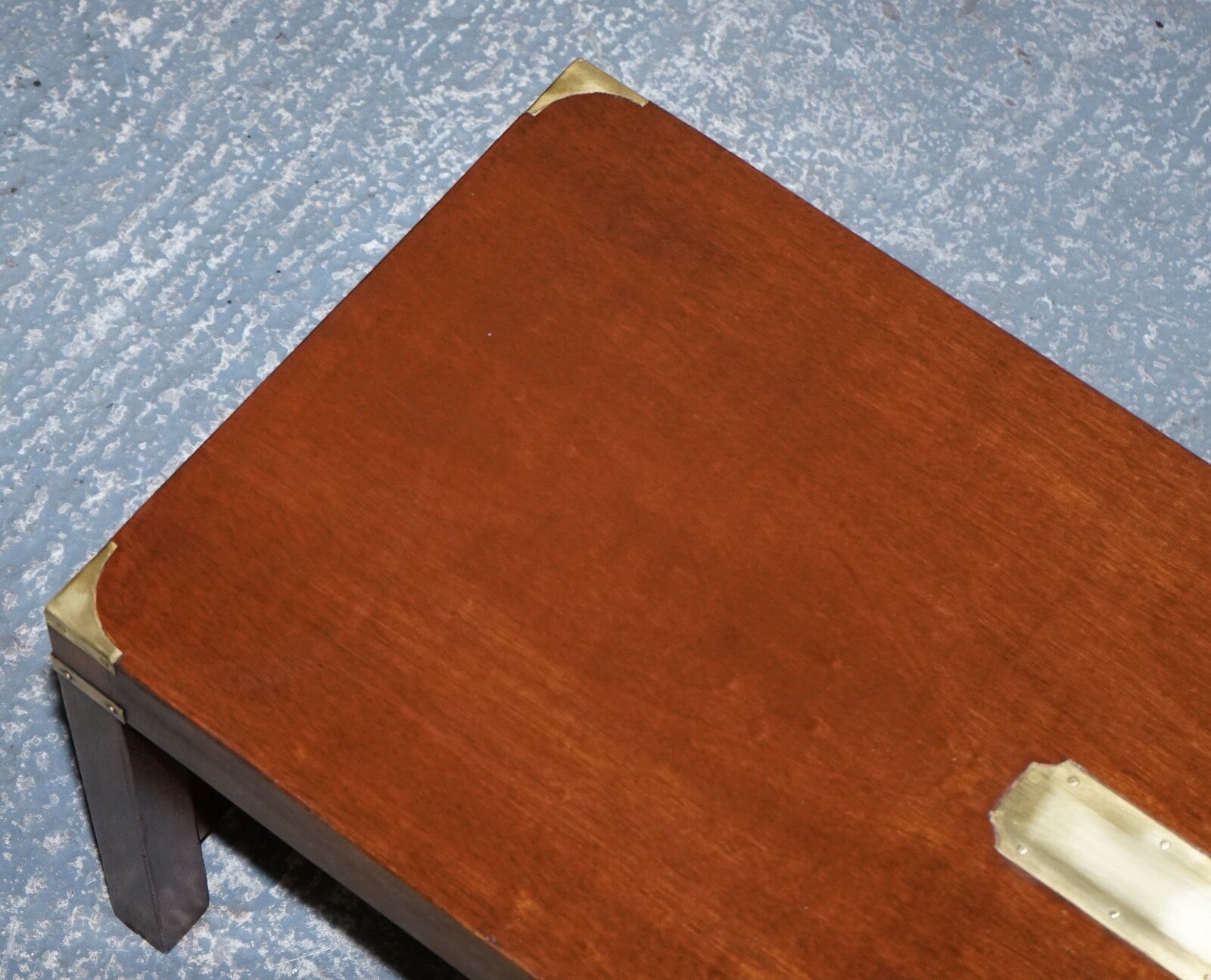 RESTORED HARRODS REH KENNEDY MILiTARY CAMPAIGN COFFEE TABLE