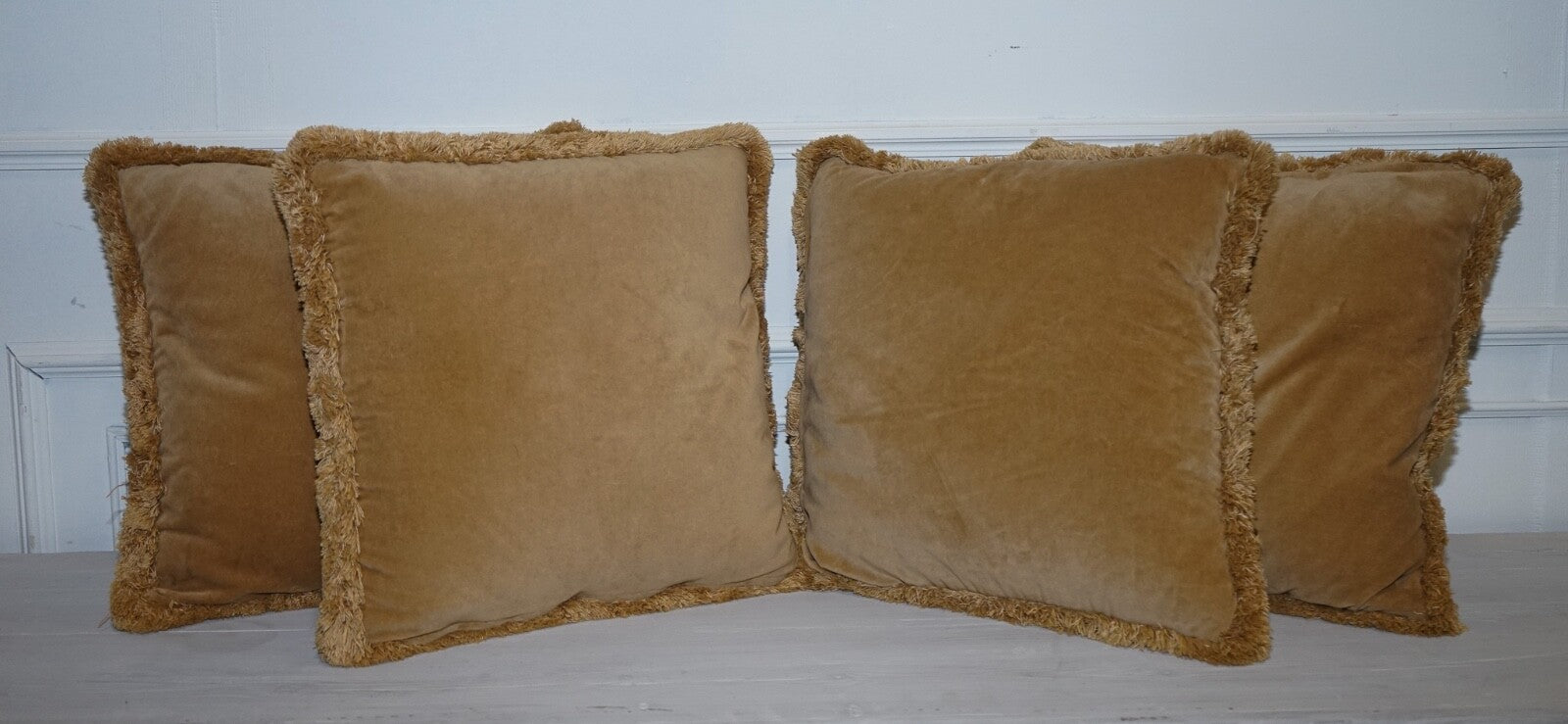 SET OF 4 VINTAGE JONELLE SCATTER CUSHIONS DUCK FEATHER FILLED VERY DECORATIVE