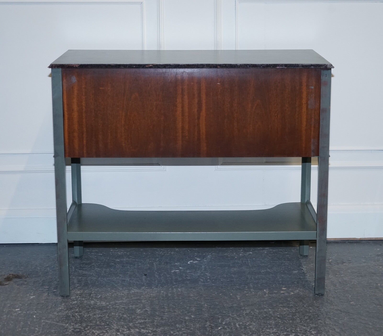 EUCALYPTUS GREEN & GOLD CONSOLE TABLE SIDEBOARD STRAWBERRY THIEF WILLIAM MORRIS