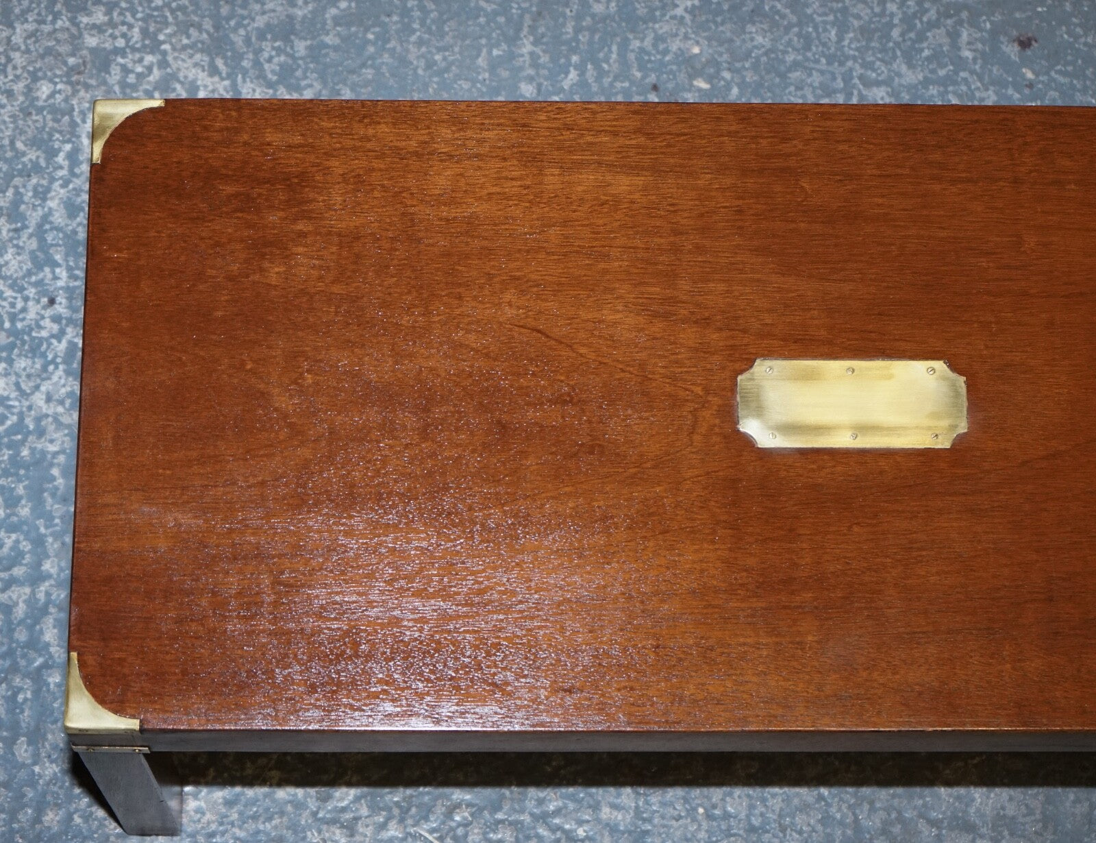 RESTORED HARRODS REH KENNEDY MILiTARY CAMPAIGN COFFEE TABLE