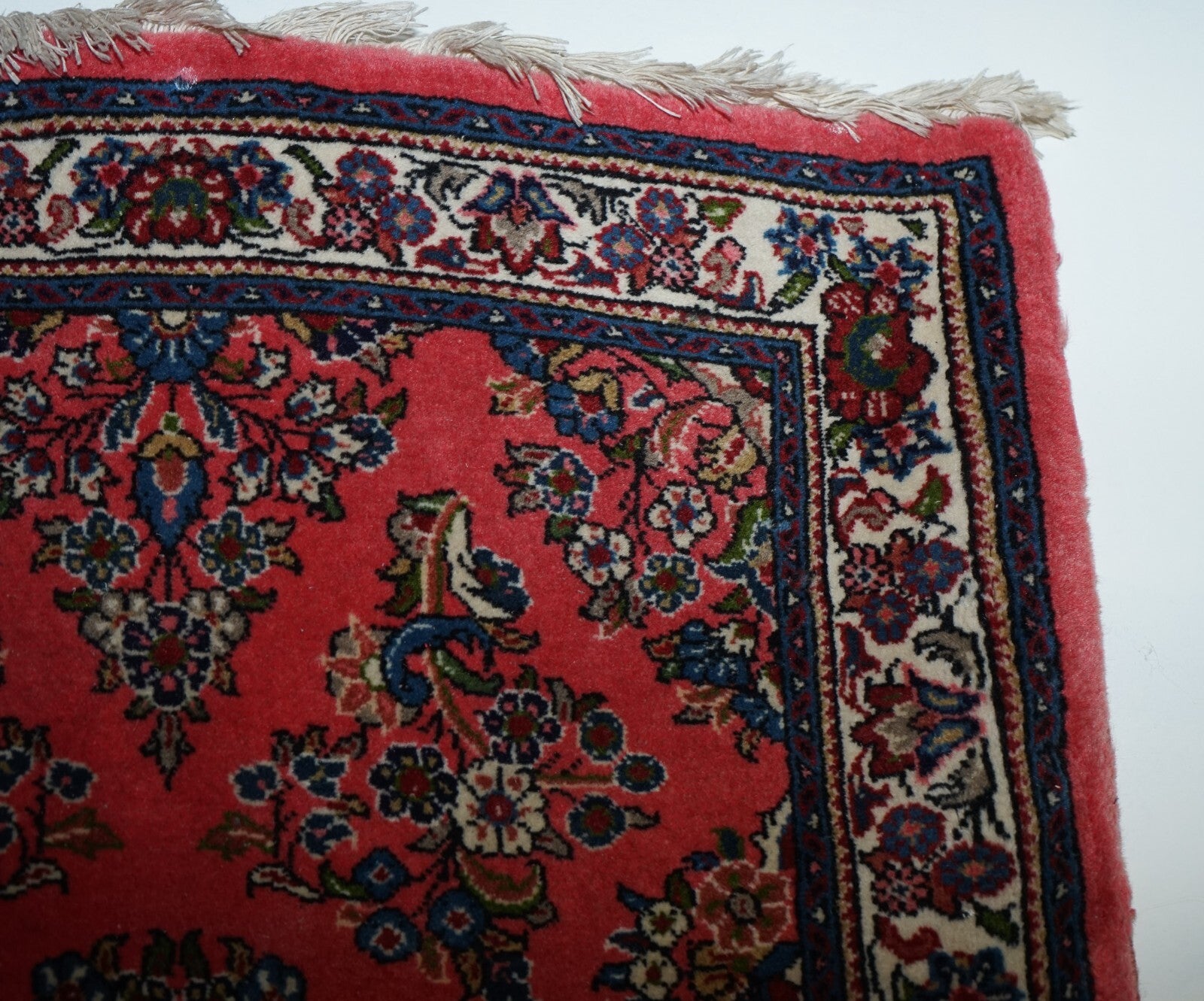 BEAUTIFUL VINTAGE  RED TURKISH CARPET HALLWAY RUNNER