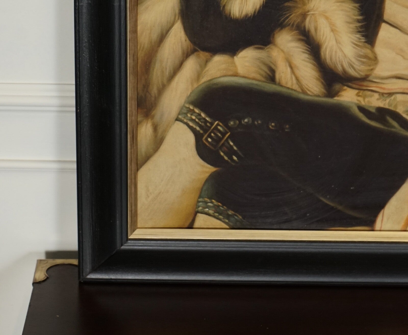 THE DUKE THIERRY PONCELET FRAMED ART PRINT BLACK AND GOLD FRAME