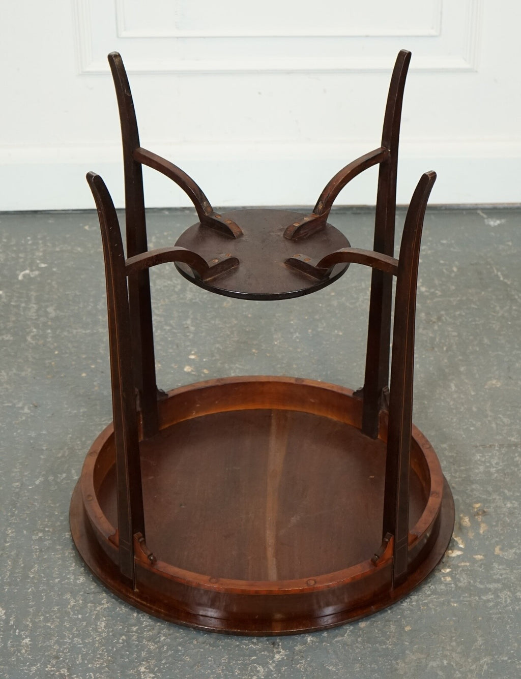 EDWARDIAN SIDE END WINE LAMP TABLE J1