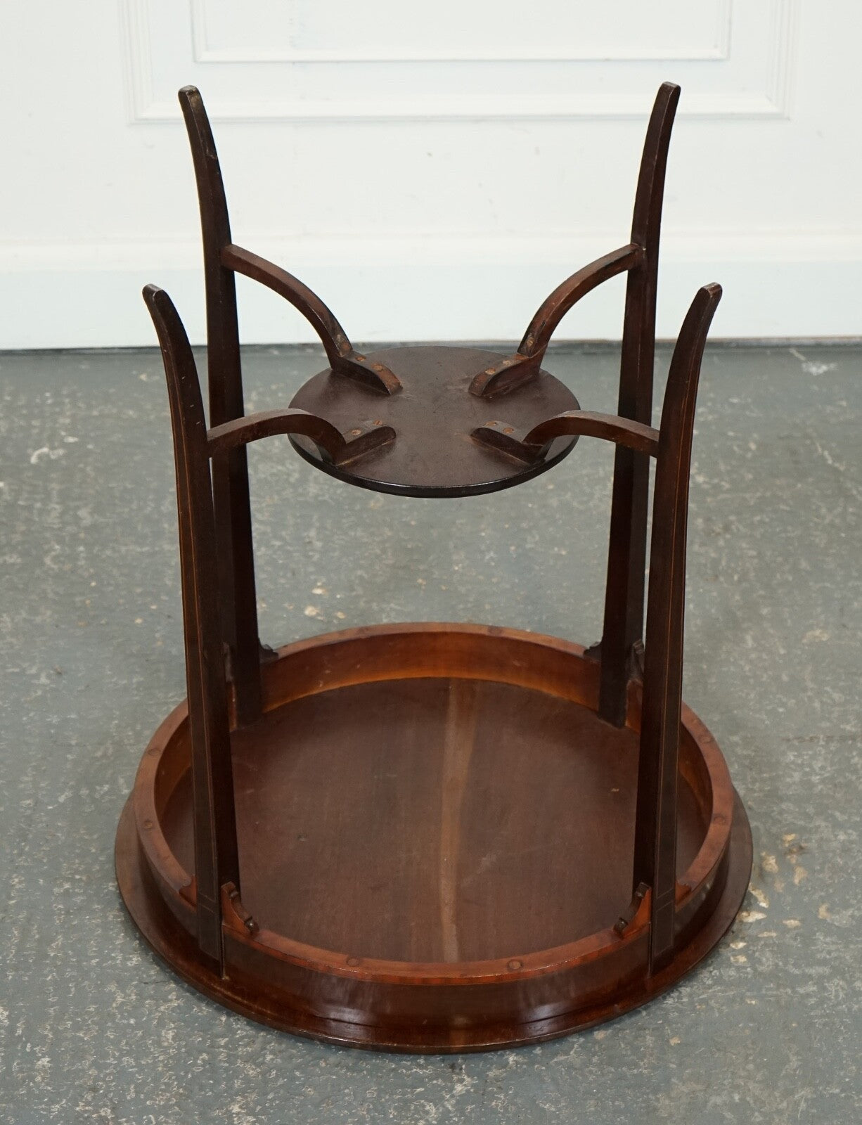 EDWARDIAN SIDE END WINE LAMP TABLE J1