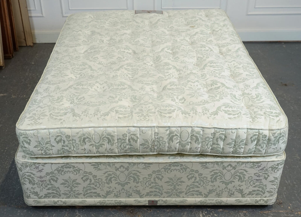 STAPLES & CO DOUBLE DIVAN & MATTRESS BED