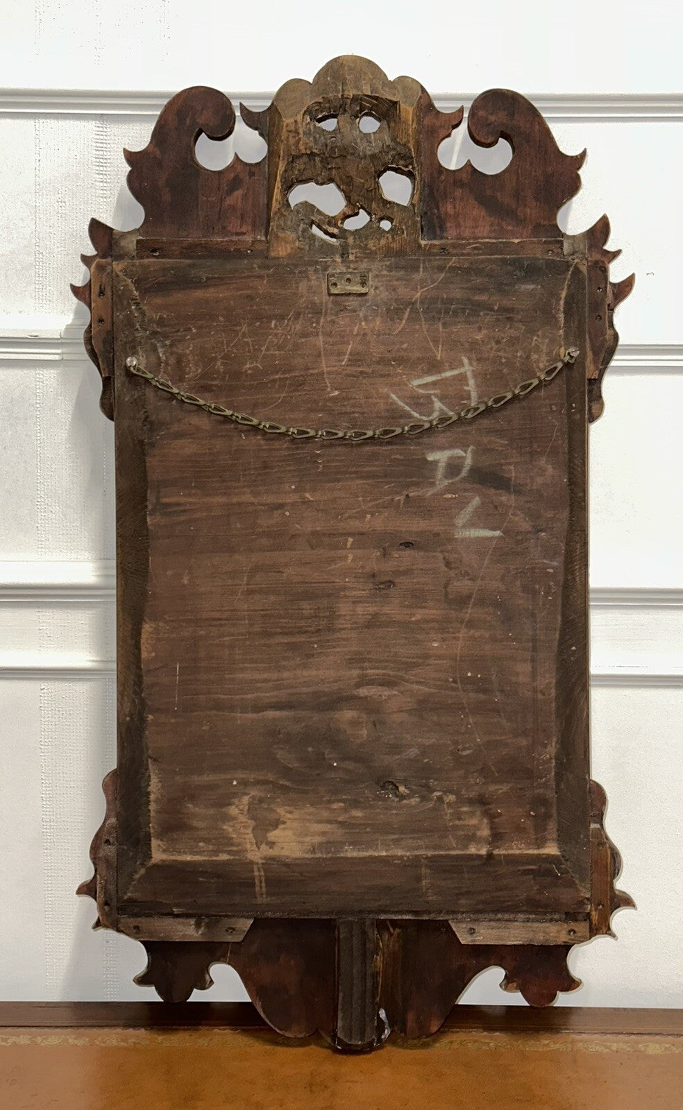 GEORGIAN CIRCA 1760 THOMAS CHIPPENDALE PHOENIX GILTWOOD MIRROR