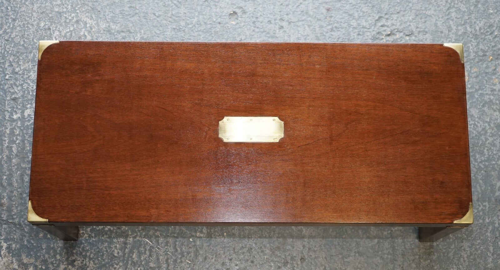 RESTORED HARRODS REH KENNEDY MILiTARY CAMPAIGN COFFEE TABLE
