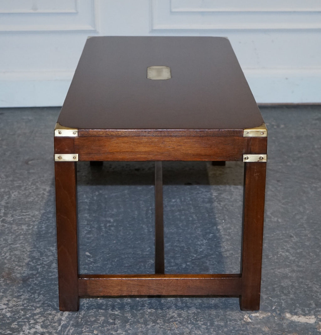 RESTORED HARRODS REH KENNEDY MILiTARY CAMPAIGN COFFEE TABLE