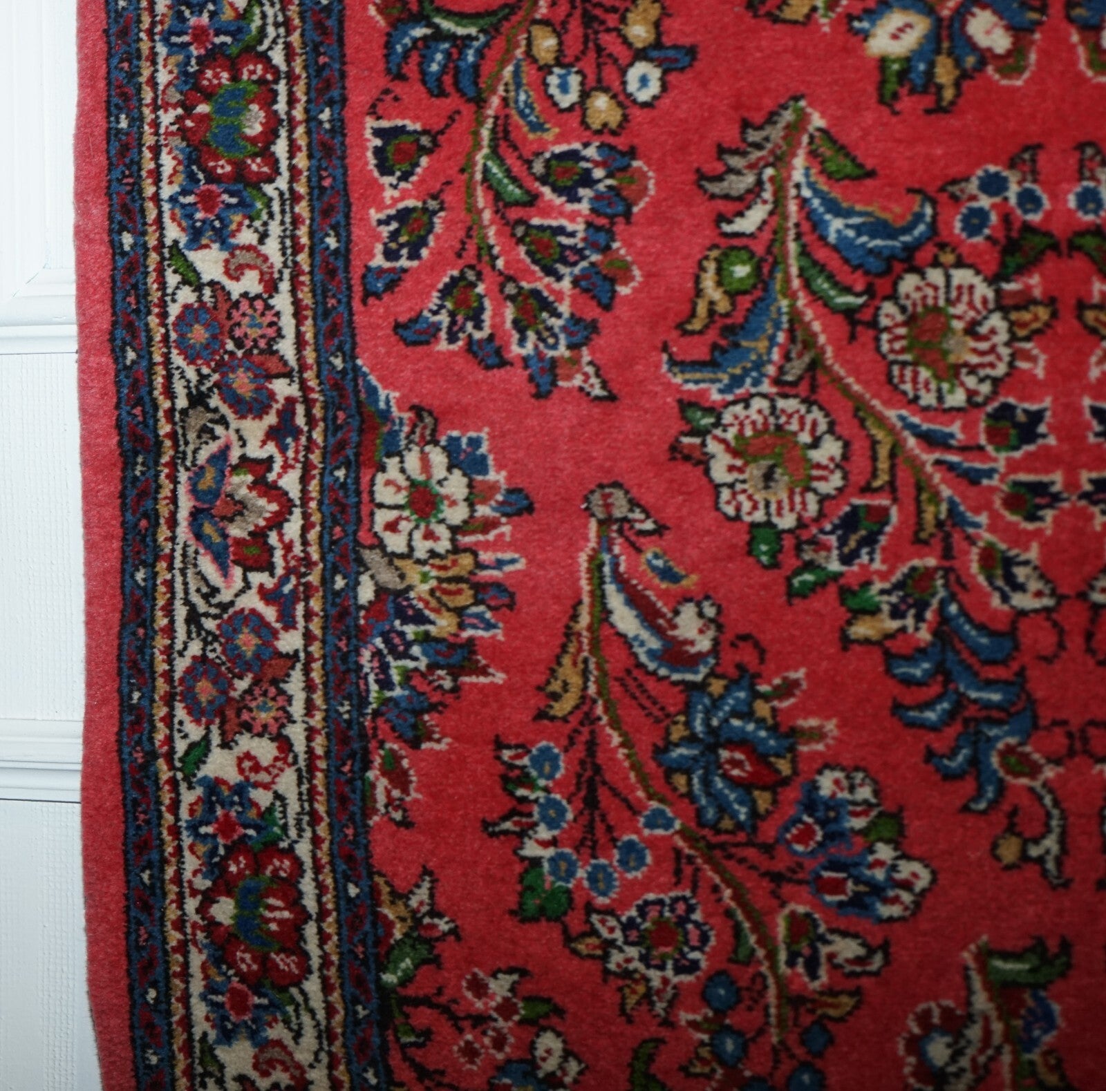 BEAUTIFUL VINTAGE  RED TURKISH CARPET HALLWAY RUNNER